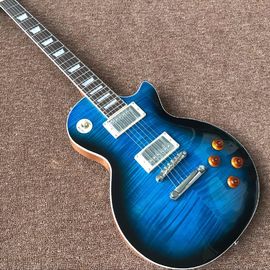 Chine OEM 1959 R9 Classic LP guitare électrique nouveau style bon son en bleu 24 tons position instruments de musique fournisseur
