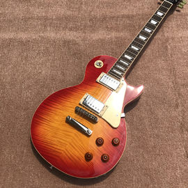 Chine Nouveau standard LP 1959 R9 guitare électrique, couleur cerisier éclaté, liant crème frets, un morceau de cou et du corps, Tune-o-Matic b fournisseur