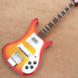 Chine Meilleure qualité Rick 4003 modèle Ricken 4 cordes Guitare basse électrique en couleur cerisier éclatement Chrome matériel, livraison gratuite fournisseur