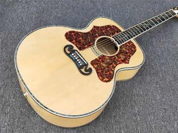 Chine Abalone incruste une guitare acoustique classique de 43' G200, une planche en ébène, un haut en épicerie solide, un dos en érable tigre flamme G200 acoustique fournisseur