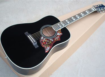 Chine En gros, une guitare acoustique de 41 pouces, rouge cerisier/noir colibri, avec une planche à frettes en bois de rose. fournisseur