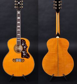 Chine J200 personnalisé 42 pouces Jumbo taille de la guitare acoustique en bois massif avec AA fournisseur
