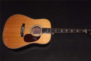 Chine Fabrique de guitare personnalisée de haute qualité TOUS ÉPREUS Solid Top AAAA Rosewood Back &amp; Sides Guitare acoustique D45 fournisseur
