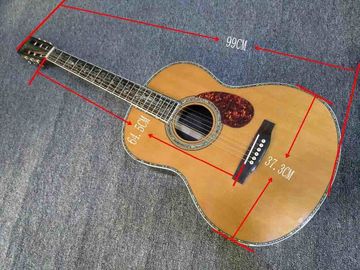 Chine 39 pouces Ooo45s Guitare acoustique haut AAA Solid Cedar Rouge Abalone Corps de liaison avec Fishman Pickups Rosewood tableau de doigts fournisseur