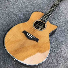 Chine 41 pouces Solid Spruce haut PS14 guitare acoustique, Cocobolo arrière et les côtés, véritable abalone ébène clavier TY guitare acoustique fournisseur