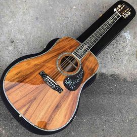Chine KOA bois Style D Guitare acoustique classique, Fabrique personnalisée 41 pouces Guitare acoustique Electric Fishman EQ fournisseur