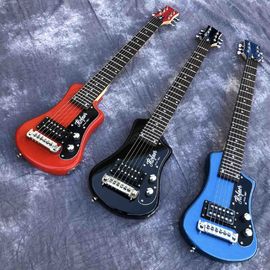 Chine Trois couleurs Hofner courte mini Guitare de Voyage Protable débutant Guitare enfant Guitare électrique fournisseur