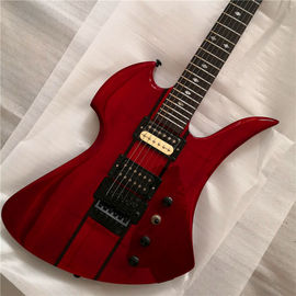 Chine Style personnalisé jouant de la guitare professionnelle, forme étrange guitare électrique, peut être personnalisé comme la couleur fournisseur