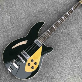 Chine Guitare basse, vert noirâtre à 4 cordes, guitare basse électrique riche, matériel de chrome à Fishbone, livraison gratuite fournisseur