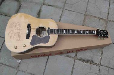 Chine Boutique personnalisée Naturel John Lennon J160E Guitare acoustique personnaliser le logo sur la tête est disponible frais de port gratuits fournisseur