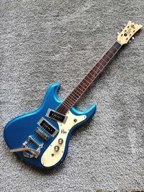 Chine Custom Mosrite Ventures Modèle Guitare électrique Bleu Big B500 Tremolo Bridge Guitare chinoise fournisseur