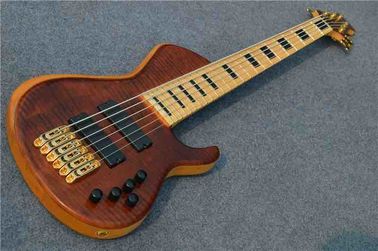 Chine Boutique personnalisée ELM Corps Maple Fingerboard Bass Guitar Chine 6 cordes Bass Guitar Fingerboard Livraison gratuite fournisseur