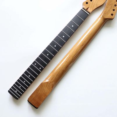 Chine Cou de guitare électrique en érable grillé Grand 22 Fret sur mesure pour les kits de téléguitare faits à la main Gloss fini avec noix d'os fournisseur