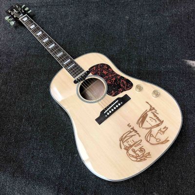 Chine Guitare acoustique personnalisée grand 70e anniversaire du musée John Lennon modèle J160E fournisseur