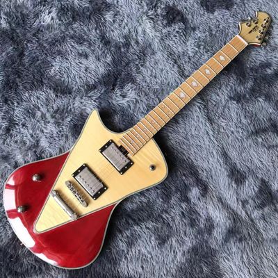 Chine Guitare électrique personnalisée Grand Musicien Version gaucher Style en rouge fournisseur