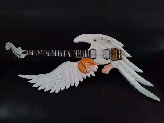 Chine La guitare électrique personnalisée 2021 nouveau design irrégulière sculptée à la main accepte OEM fournisseur