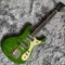Guitare électrique JRM Johnny Ramone Guitare avec ondulation d'eau en couleur verte fournisseur
