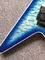 2017 couleurs personnalisées couleurs extraterrestres volant V guitare livraison gratuite couleur blueburst ébène fretboard volant V guitare électrique fournisseur