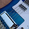 2018 Meilleure basse de haute qualité Rick 4003 modèle Ricken 4 cordes Guitare basse électrique en bleu, matériel Chrome fournisseur
