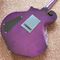 Guitare électrique violette, avec une belle femme sur le corps, guitare à 6 cordes, guitare de haute qualité fournisseur