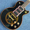 Guitare électrique personnalisée Chibson LP avec corps noir avec cinq étoiles pointues fournisseur