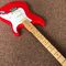 Une bonne qualité de Malmsteen, une guitare électrique à 6 cordes, couleur rouge. fournisseur