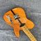 Avril Ramona Lavigne guitare électrique de haute qualité artisanat jaune guitare télé gratuite expédition fournisseur
