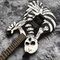 6 cordes Bones Black Skull Guitare électrique fournisseur