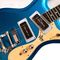 Guitare personnalisée JR The Ventures Modèle de guitare électrique métallique en bleu fournisseur