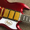 Guitare électrique sur mesure SG avec couleur rouge métallique fournisseur