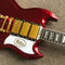 Guitare électrique sur mesure SG avec couleur rouge métallique fournisseur