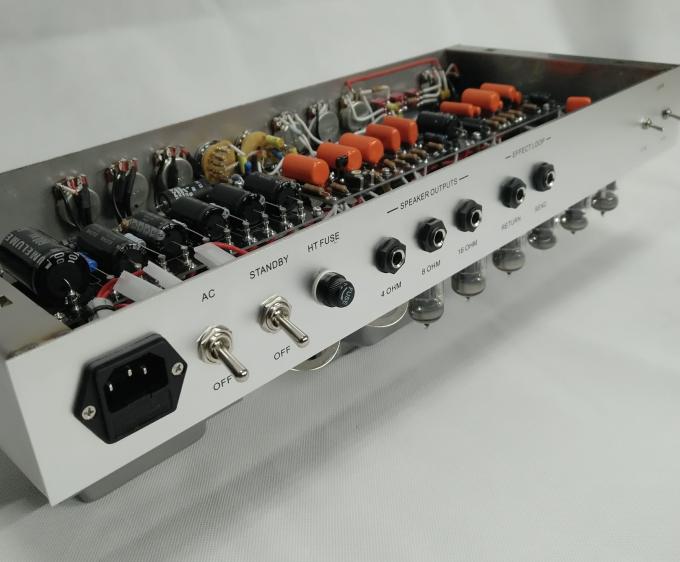Les reproductions de Dumble copient l'amplificateur en acier d'instrument de musique de la tête 50W d'amplificateur de guitare du chanteur SSS de ficelle d'ampère
