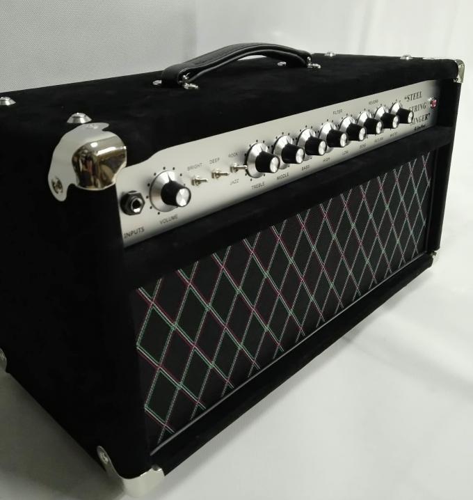 Les reproductions de Dumble copient l'amplificateur en acier d'instrument de musique de la tête 50W d'amplificateur de guitare du chanteur SSS de ficelle d'ampère