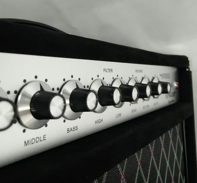 Les reproductions de Dumble copient l'amplificateur en acier d'instrument de musique de la tête 50W d'amplificateur de guitare du chanteur SSS de ficelle d'ampère