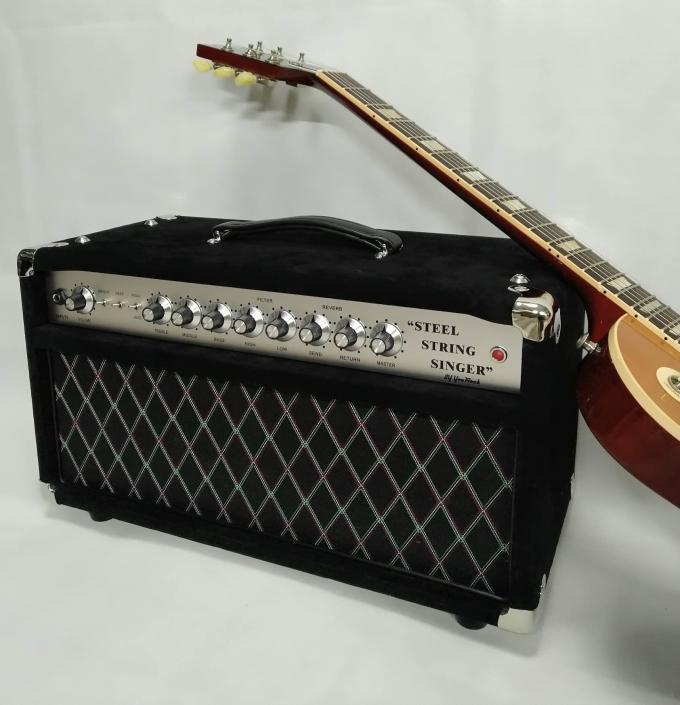 Les reproductions de Dumble copient l'amplificateur en acier d'instrument de musique de la tête 50W d'amplificateur de guitare du chanteur SSS de ficelle d'ampère
