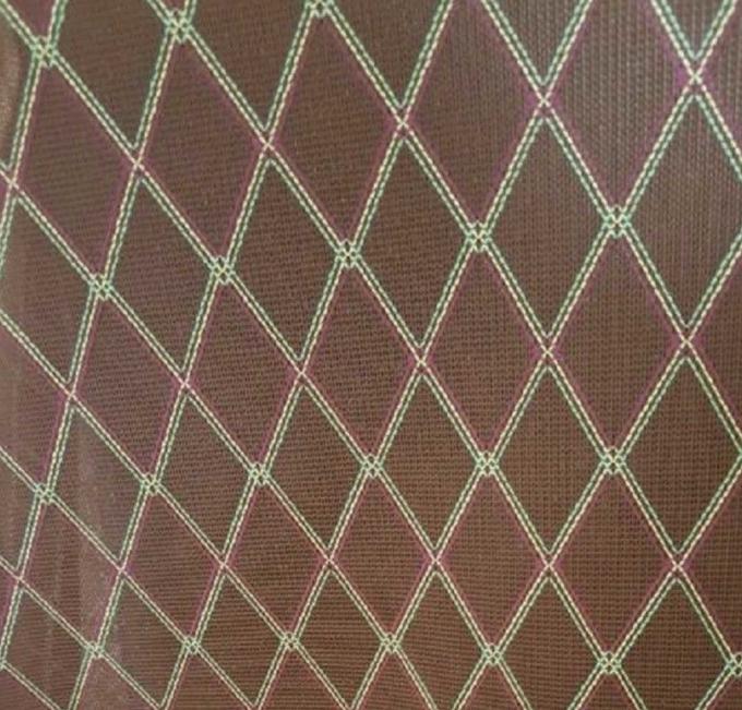 Haut-parleur de réparation d'armoire de guitare du tissu DIY de gril de diamant de Brown de Cabinet de haut-parleur de Vox