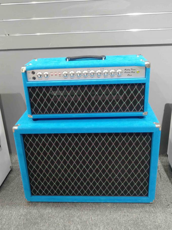 Les reproductions de Dumble copient l'amplificateur en acier d'instrument de musique de la tête 50W d'amplificateur de guitare du chanteur SSS de ficelle d'ampère