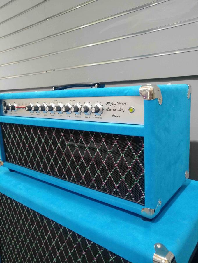 Les reproductions de Dumble copient l'amplificateur en acier d'instrument de musique de la tête 50W d'amplificateur de guitare du chanteur SSS de ficelle d'ampère