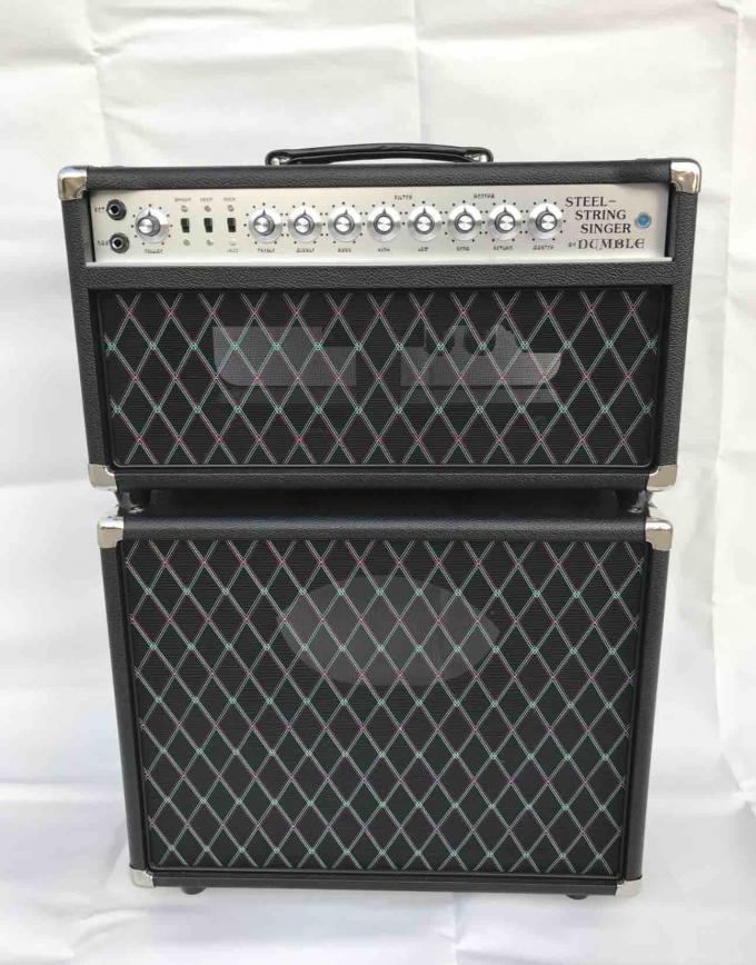 Les reproductions de Dumble copient l'amplificateur en acier d'instrument de musique de la tête 50W d'amplificateur de guitare du chanteur SSS de ficelle d'ampère