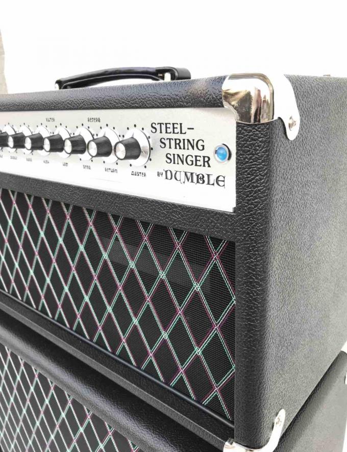 Les reproductions de Dumble copient l'amplificateur en acier d'instrument de musique de la tête 50W d'amplificateur de guitare du chanteur SSS de ficelle d'ampère