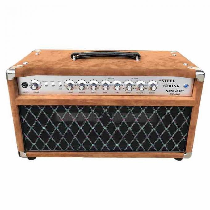 Les reproductions de Dumble copient l'amplificateur en acier d'instrument de musique de la tête 50W d'amplificateur de guitare du chanteur SSS de ficelle d'ampère
