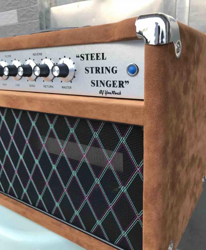 Les reproductions de Dumble copient l'amplificateur en acier d'instrument de musique de la tête 50W d'amplificateur de guitare du chanteur SSS de ficelle d'ampère