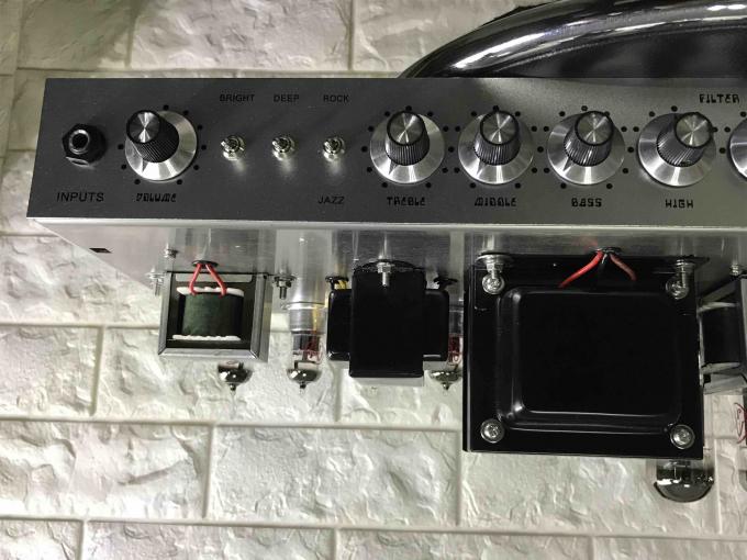 Les reproductions de Dumble copient l'amplificateur en acier d'instrument de musique de la tête 50W d'amplificateur de guitare du chanteur SSS de ficelle d'ampère
