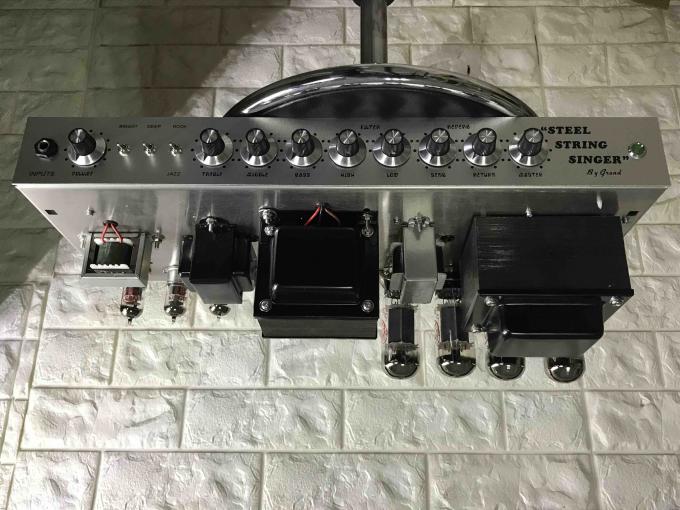 Les reproductions de Dumble copient l'amplificateur en acier d'instrument de musique de la tête 50W d'amplificateur de guitare du chanteur SSS de ficelle d'ampère