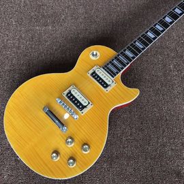 Chine Vente en gros et à chaud OEM Nouveau arrivé Magasin personnalisé jaune haut standard SLASH Guitare électrique fournisseur