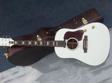 Chine Guitare acoustique alpine blanche John Lennon G160 électrique fournisseur