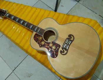 Chine 2018 Nouvelle guitare acoustique gaucher G200 haut en pin massif GB gaucher G200 guitare acoustique électrique fournisseur