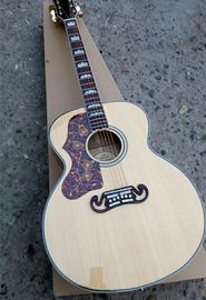 Chine Guitare acoustique Chibson G200 gaucher 2018 GB gaucher G200 guitare acoustique électrique à la main arrière fournisseur