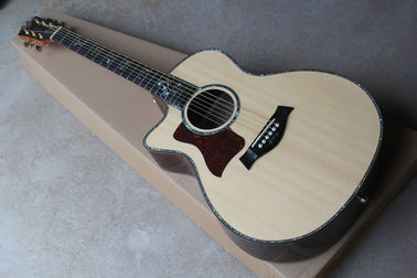 Chine En ébène, 41 pouces de coupe 916 couleur bois naturel guitare acoustique gauche, Spruce, EQ de pick-up Fishman fournisseur