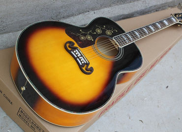Chine Fabrique Gibsons personnalisé 43 pouces S 20 frettes tabac Sunburst gauche guitare acoustique avec le pick-up de la guitare électrique fournisseur